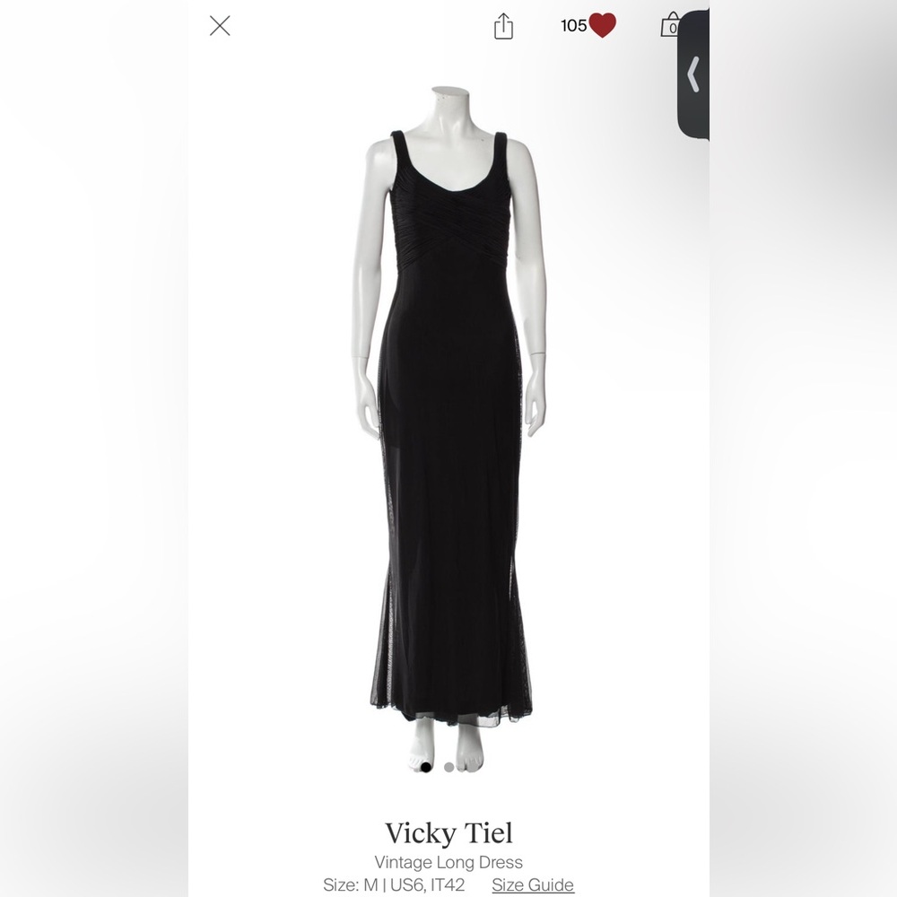 Vicky tiel vintage dress size Medium but fits a small